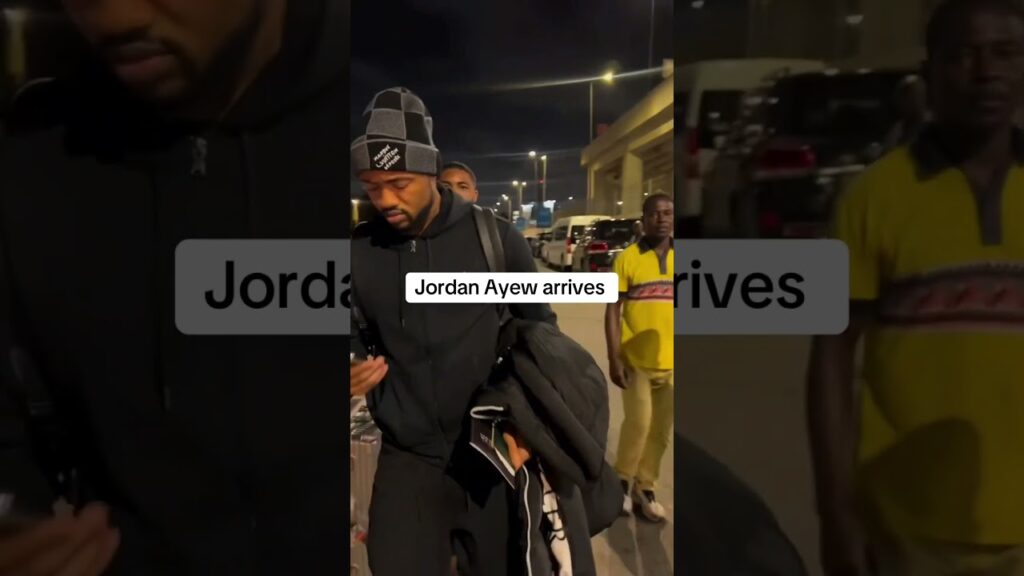 Jordan ayew arrival for Ghana vs niger and Angola