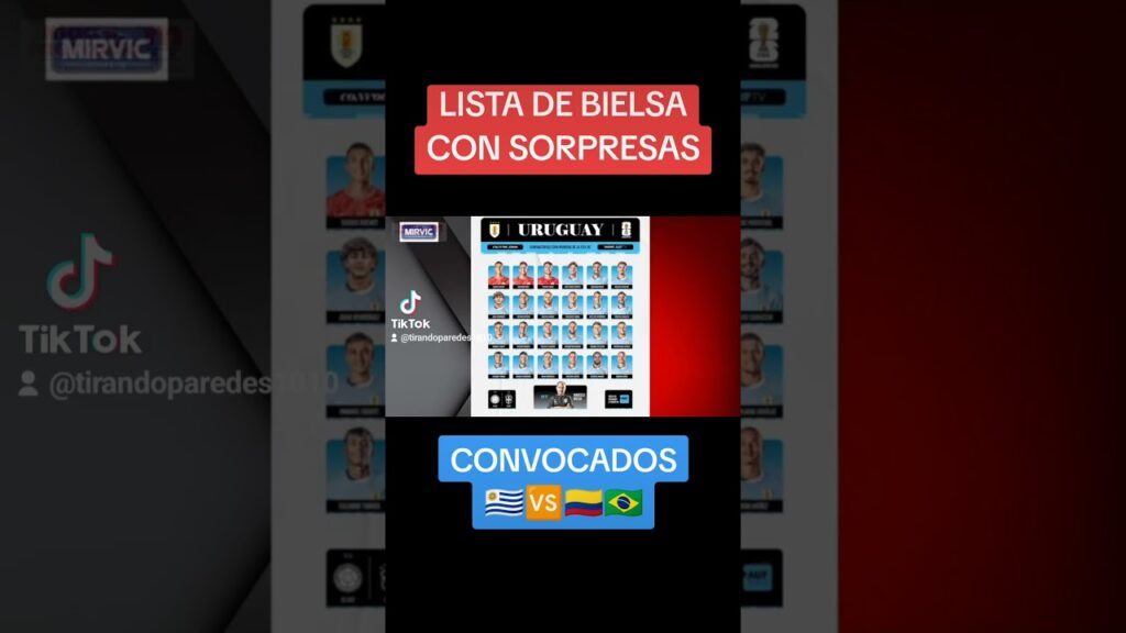 🚨 Reaccionamos EN VIVO a la lista de Uruguay para enfrentar a Colombia y Brasil 🇺🇾🆚🇨🇴🇧🇷 - #Shorts