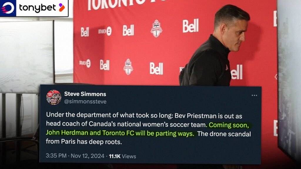 REPORT: Toronto FC to part ways with John Herdman in wake of dronegate? 👀 | Presented by tonybet