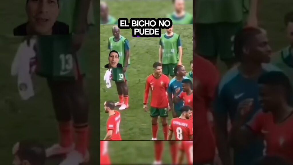 "Momento Divertido: Derriban a Gonçalo Ramos y Cristiano Ronaldo Trata de No Reírse ante Turquía"
