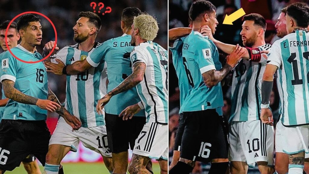 Messi vs Mathias Oliveira | Messi défend DePaul Argentine 0-2 Uruguay