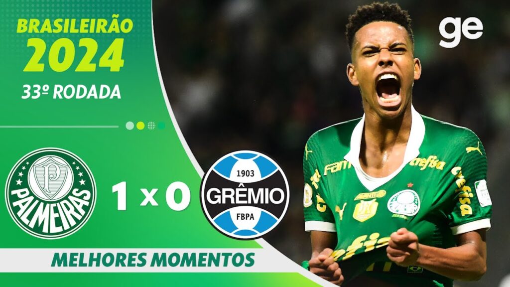 PALMEIRAS 1 X 0 GRÊMIO | MELHORES MOMENTOS | 33ª RODADA BRASILEIRÃO 2024 | ge.globo PALMEIRAS 1 X 0 GRÊMIO | MELHORES MOMENTOS | 33ª RODADA BRASILEIRÃO 2024 | ge.globo