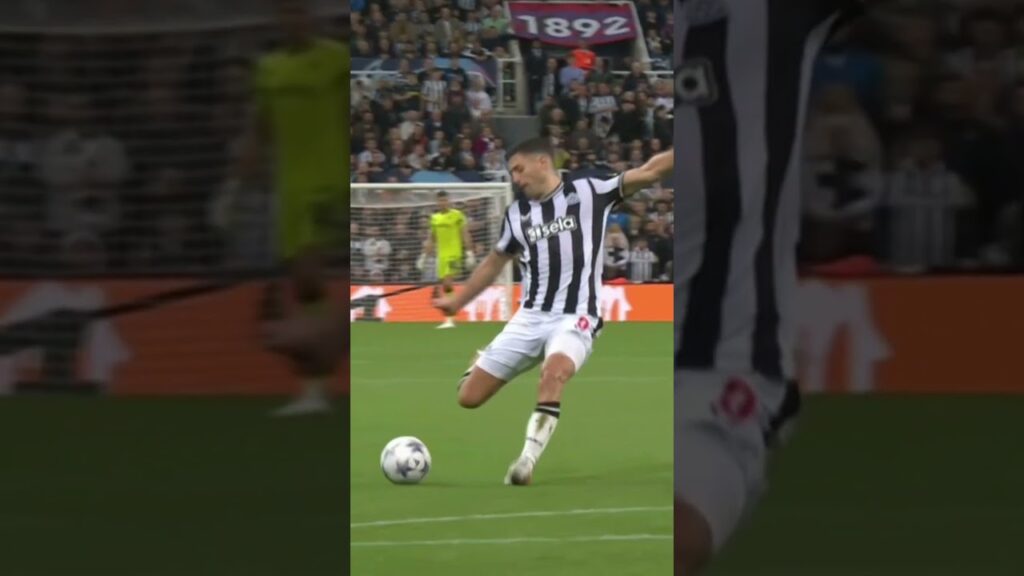 Newcastle United's F. Schar's Unbelievable Goal Stuns PSG in UCL !!!! #shorts