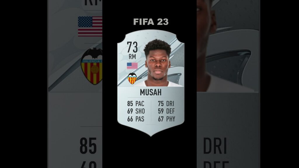 Yunus Musah in EVERY FIFA (FIFA 22-EAFC 24) #like #subscribe