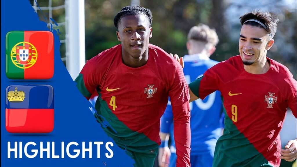 Portugal vs Liechtenstein | All Goals & Highlights | U17 Euro Qualification 13-11-2024