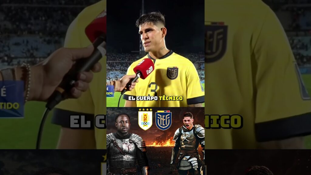 PIERO HINCAPIÉ HABLÓ SOBRE EL EMPATE ANTE 🇺🇾 #shortvideo