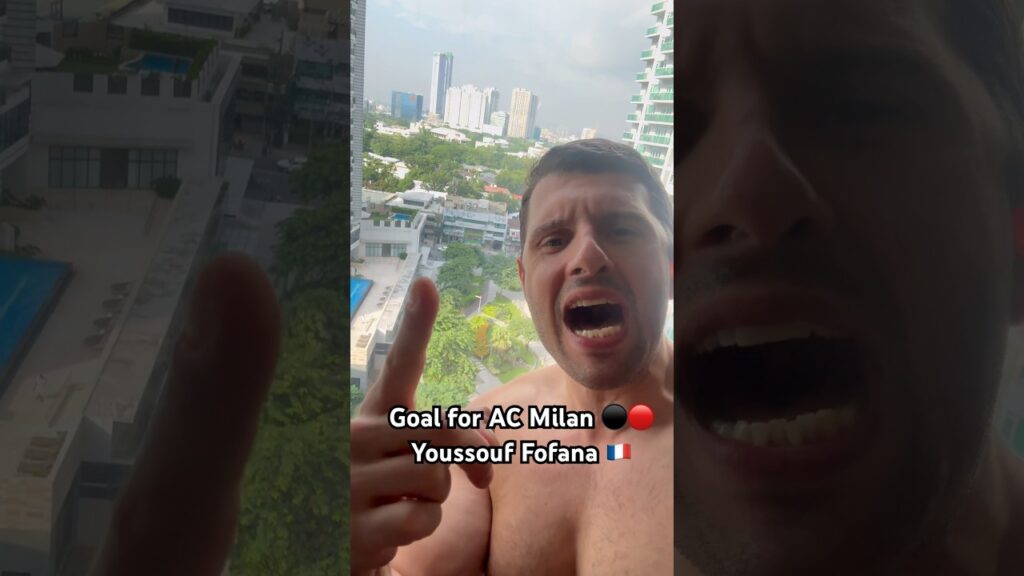 Goal for AC Milan⚫️🔴Youssouf Fofana🇫🇷#fofana #acmilan #milan #acmilannews #rossoneri #acm #french