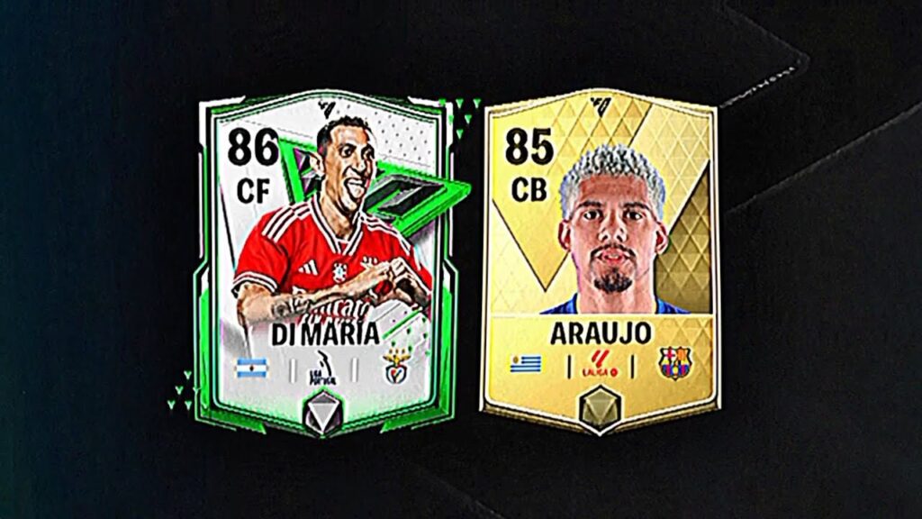 Di Maria Vs Ronald Araujo FiFA Mobile Cards
