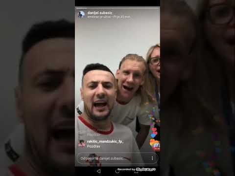 Ovako se slavi nakon pobjede, Subašić & Vida