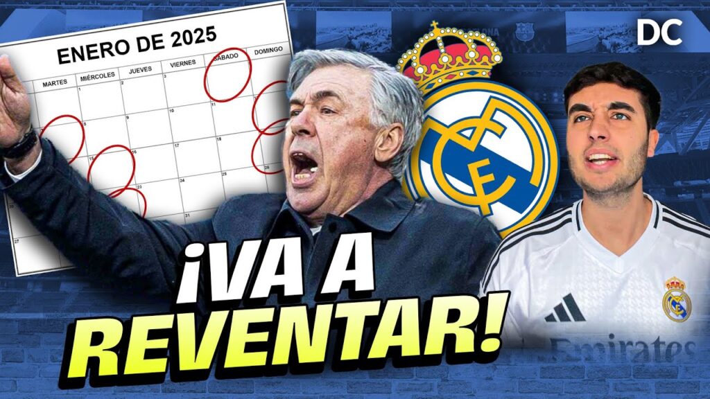 😡 ¡El MADRID VA A REVENTAR con este CALENDARIO!