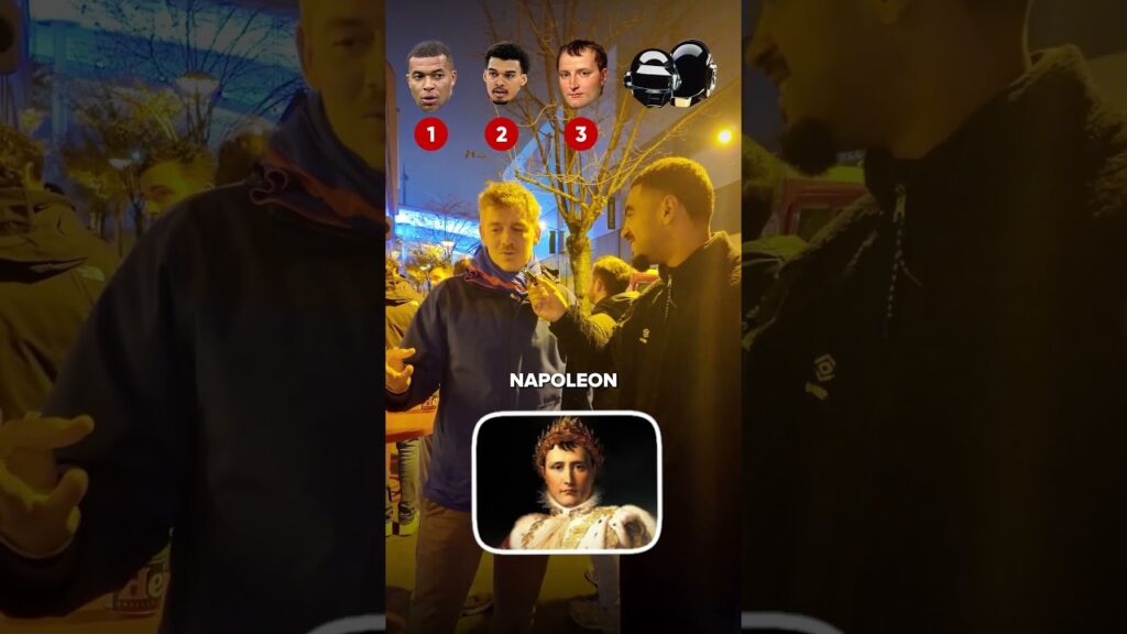 France fans ranking these great Frenchmen: Mbappé, Napoleon, Wembanyama, Daft Punk 🤪