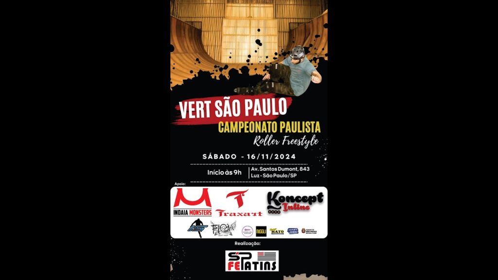 Roller Freestyle Vert Clube Tiête- 2024