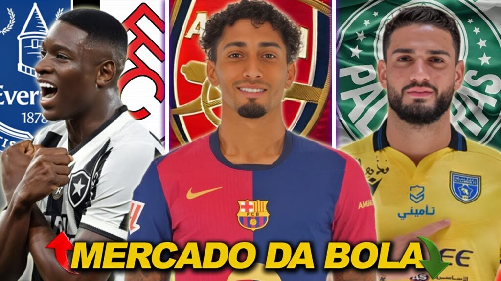 MERCADO DA BOLA | Luiz Henrique monitorado na Premier League, Arsenal topa pagar bolada por Raphinha