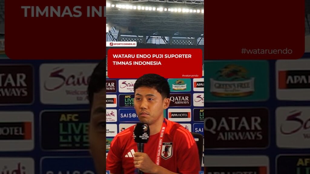 WATARU ENDO PUJI SUPORTER TIMNAS INDONESIA #wataruendo #samuraiblue