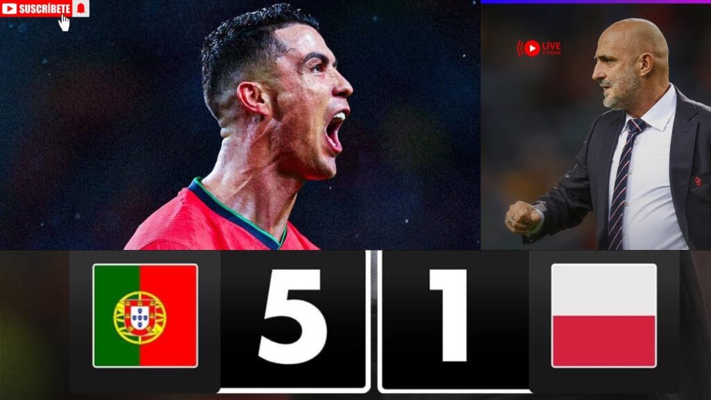 PORTUGALIA - POLSKA 5:1 BLAMAŻ W PORTO!| LIGA NARODÓW| RONALDO SHOA