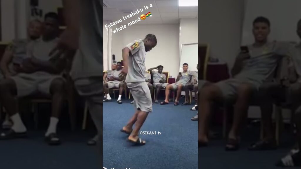 Black Stars’ Fatawu Issahaku is the best dancer-Wows Kudus, Jordan & All😃 #ghana #blackstars #dance