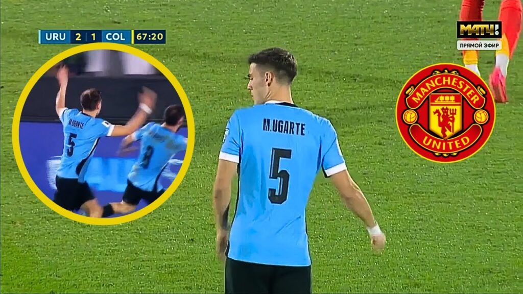 Manuel Ugarte vs Colombia | NEW MAN UNITED PLAYER | Winning Goal! | 🎯🔴