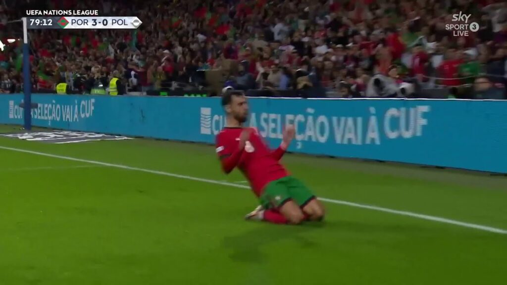 Bruno Fernandes Amazing Goal vs poland