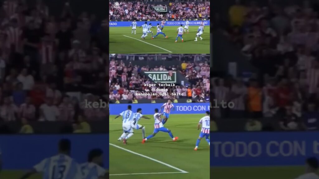 Goal salto ke gawang kiper terbaik didunia #football #paraguay #argentina