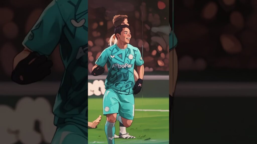 Hwang Hee-chan anime!! ⚽️⚡️ #ai #football #anime #footballskills #goals #aigoalmachine #shorts