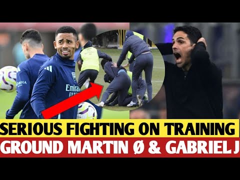 🔴Serious Fight at Arsenal Training Ground: Ødegaard and Gabriel Jesus Clash