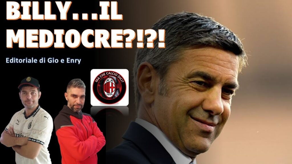 Milan: Tifosi contro il mediocre Costacurta! Tonali Fofana Reijnders??🔴⚫️