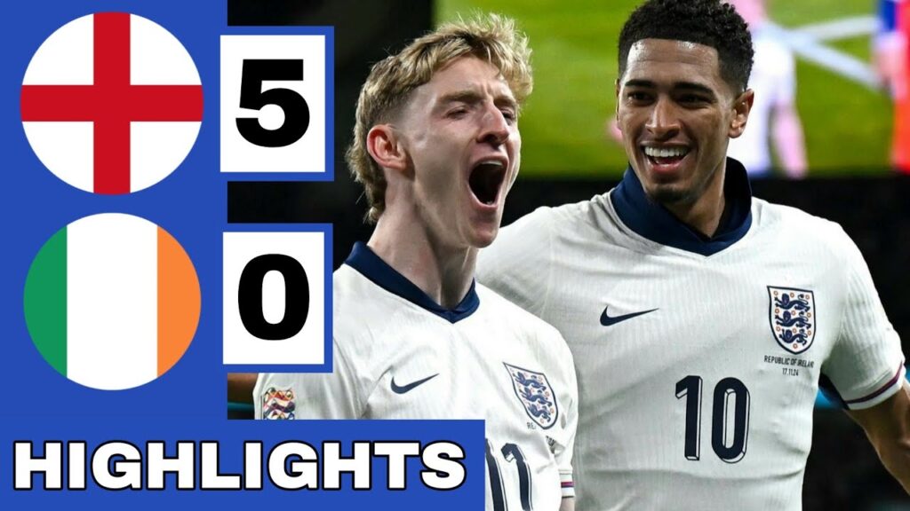 ⚪️England vs Republic Of Ireland (5-0) Extended HIGHLIGHTS | UEFA Nations League