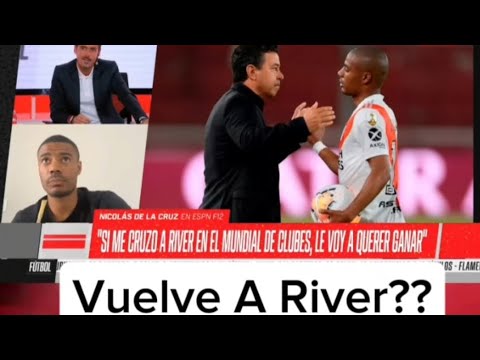 Nicolas De La Cruz Habla Maravillas de Marcelo Gallardo🤍❤️👏👏 Vuelve A River??