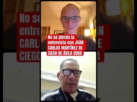 Entrevista con JUAN CARLOS MARTÍNEZ.Tuvimos dificultad con internet en Cuba pero se puede escuchar