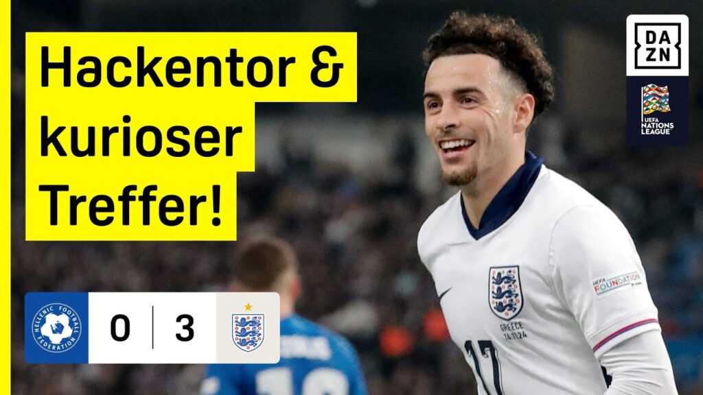 England zaubert & steht vor Aufstieg in Liga A: Griechenland - England | UEFA Nations League | DAZN