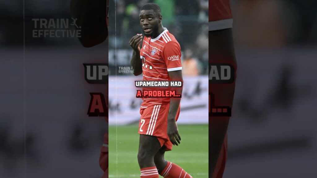 Upamecano had a problem… #football #sometimesyoulearninfootball #footballshorts