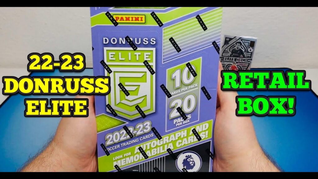 Otevíráme fotbalové karty: 2022-23 PANINI DONRUSS ELITE Premier League Retail Box!