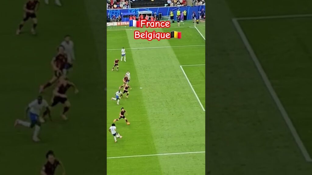 France vs Belgique goal en direct. #football #euro2024 (Vertonghen) contre son camp