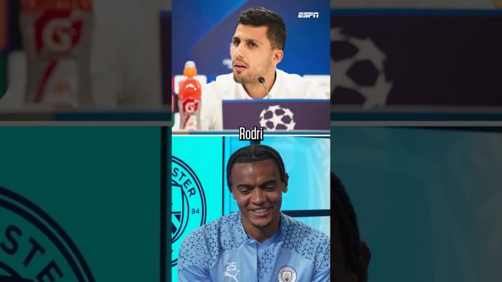 Manuel Akanji is not a fan of Rodri's drip 😅 #shorts