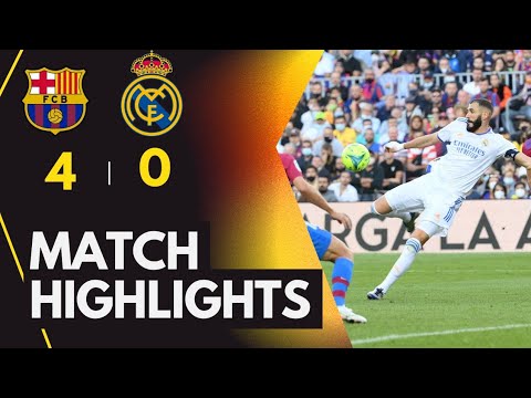 LIGA F | REAL MADRID CF 0 vs 4 FC BARCELONA 🔵🔴 EL CLÁSICO#highlights #Barcelona