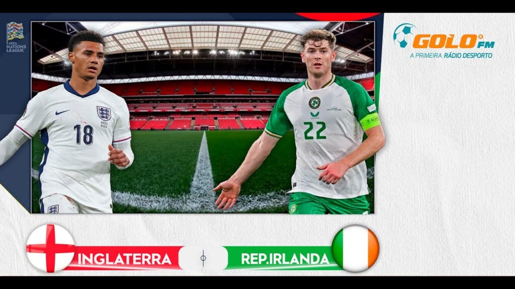 DIRETO | Inglaterra vs República da Irlanda