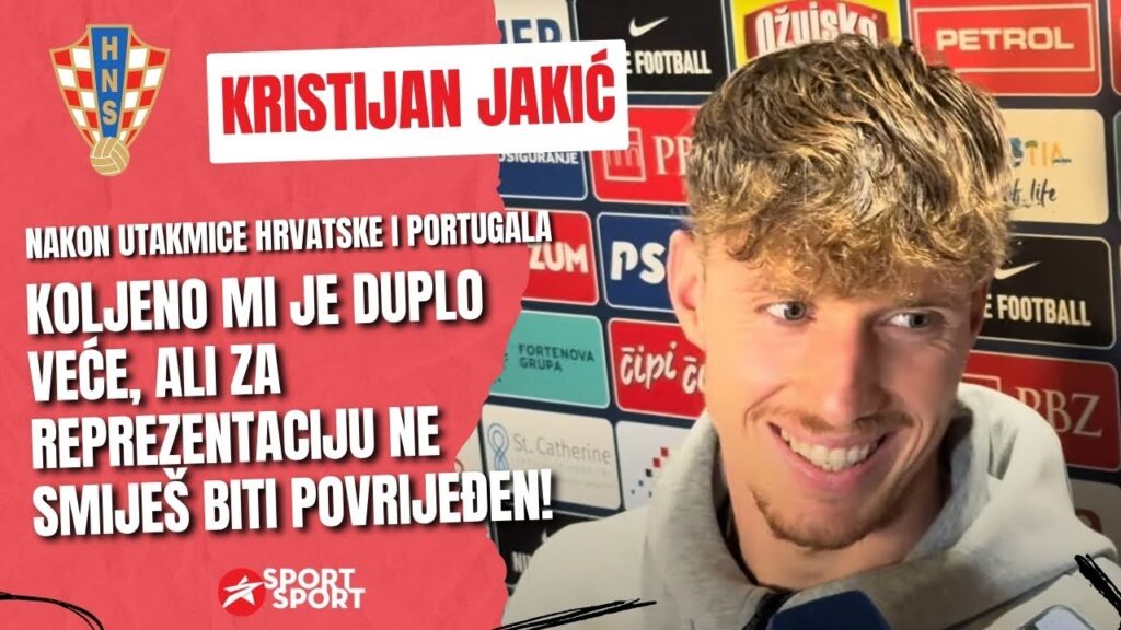 KRISTIJAN JAKIĆ: "KOLJENO MI JE DUPLO VEĆE, ALI ZA REPREZENTACIJU NE SMIJEŠ BITI POVRIJEĐEN"