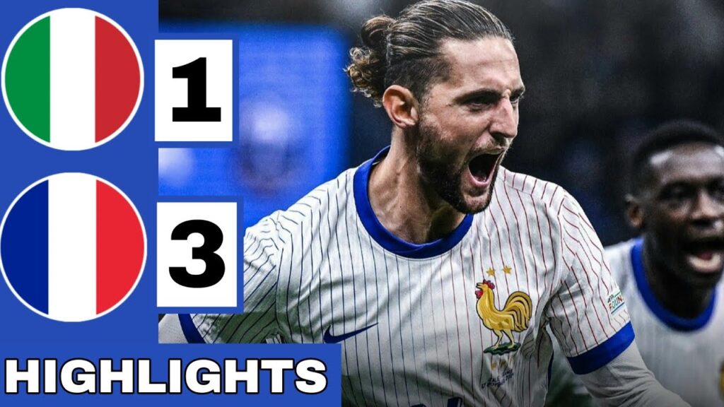 🔵Italy vs France (1-3) Extended HIGHLIGHTS | UEFA Nations League