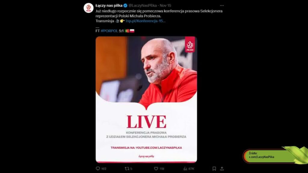 Awaryjne powołanie Probierza; Świderski niezgłoszony do meczu