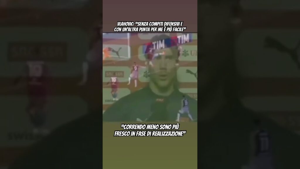 COSA NE PENSATE DELLE PAROLE DI VLAHOVIC ? #vlahovic #vlahovic #thiagomotta #juventus #juve