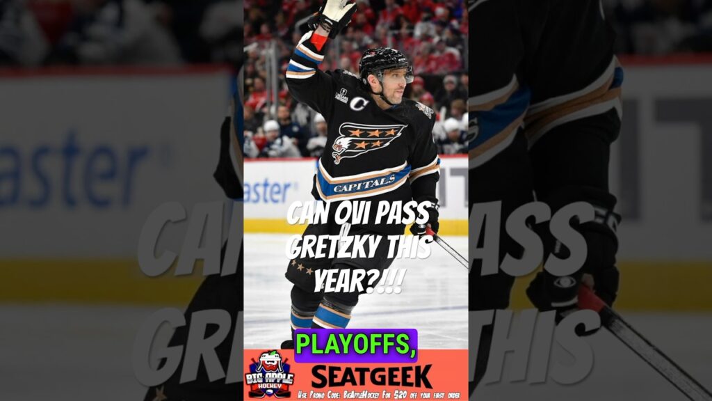 Can Ovechkin break Gretzky’s record this season? #nhl #allcaps #bah