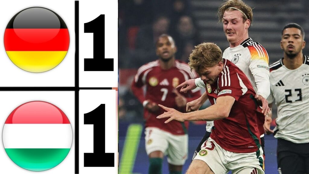 ⚪ Hungary vs Germany (1-1) UEFA Nations League  Highlights | Ungarn - Deutschland
