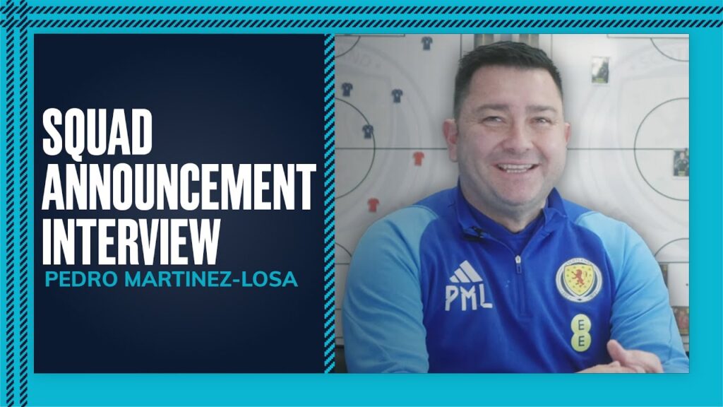 Pedro Martínez Losa Squad Announcement Interview | Scotland v Finland | Women's EURO 2025 Play-Off