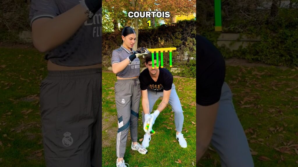 Reflex Challenge vs Courtois 🙈🧤