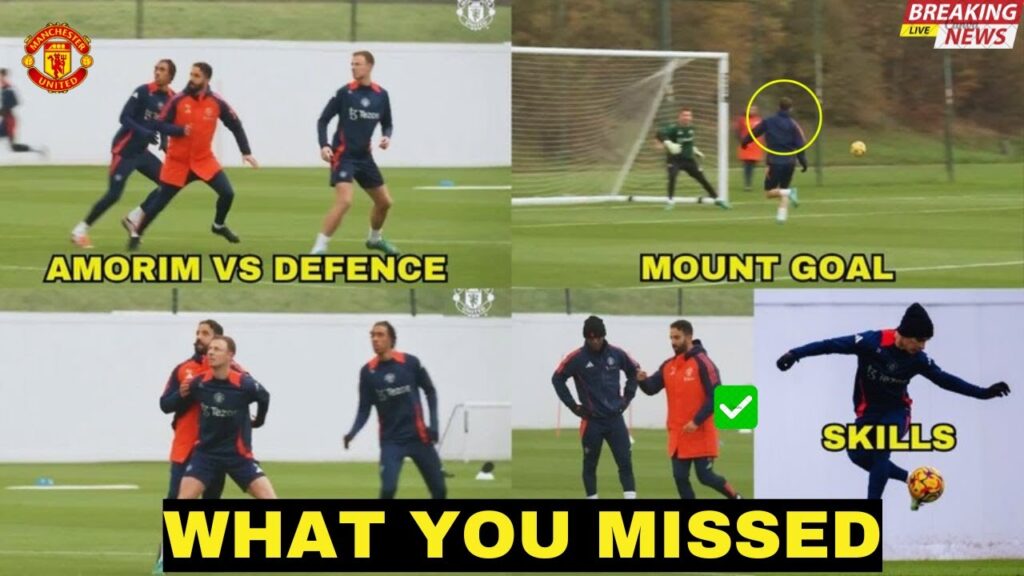 Everything You MISSED! Intense Soccer Session, Dribbling drills, Boss Vs Defenders! Amorim Training.