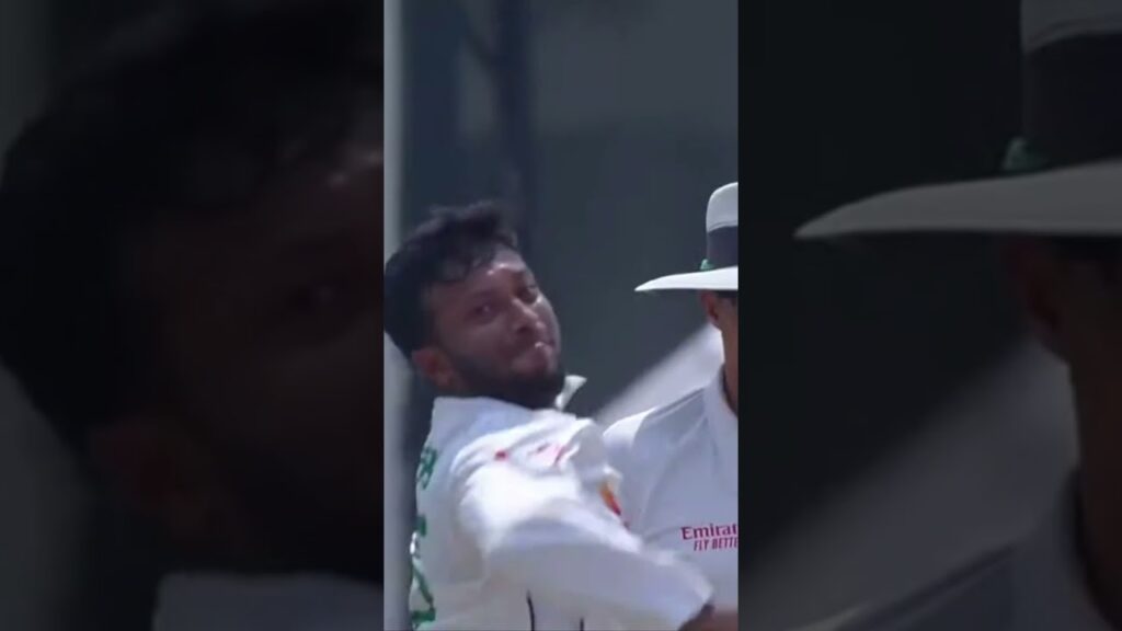 Mohammad Rizwan Punishes Shakib Al Hasan | #PAKvBAN #TestOnHai #SportsCentral #Shorts #PCB M8A1K