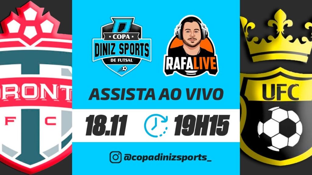 FUTSAL AO VIVO | TORONTO X UNIDOS | COPA DINIZ SPORTS DE FUTSAL | RODADA 8
