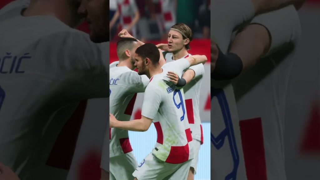 Andrej Kramarić Scored vs PORTUGAL - EA FC 24 #shorts #fc24 #portugal #croatia  #andrejkramaric