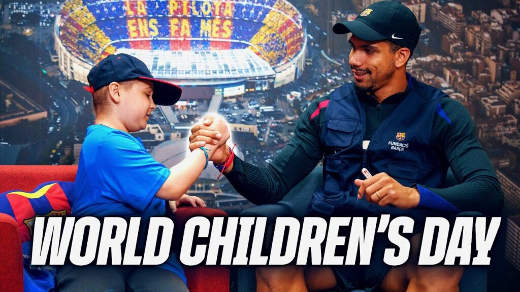 RONALD ARAUJO AND IAN SHOW US THE IMPORTANCE OF CHILDREN'S RIGHTS | FC Barcelona Foundation 💙❤️