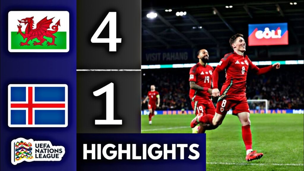 Wales VS Iceland | Highlights | UEFA Nations League | 20 November 2024